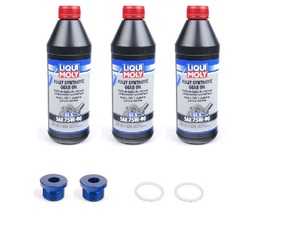 ES#4000126 - 00004330549KT1 - 996 C2/C4/C4S Manual Transmission Gearbox Oil Service Kit - Featuring Liqui-Moly Fully Synthetic 75w-90 GL-5 - Assembled By ECS - Porsche