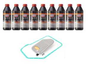 ES#3647802 - 98639701400KT2 - 99-01 996 C2/C4 Tiptronic Automatic Transmission Service Kit - Liqui-Moly TopTec 1200 - A Comprehensive Kit Featuring Liqui Moly Top Tec 1200 ATF to service your TipTronic Transmission in your 996 - Assembled By ECS - Porsche