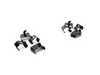 ES#119319 - 51460303334 - Sun Shade Securing Hardware - Set - (NO LONGER AVAILABLE) - Holds the rear sun shades to the door - Genuine BMW - 