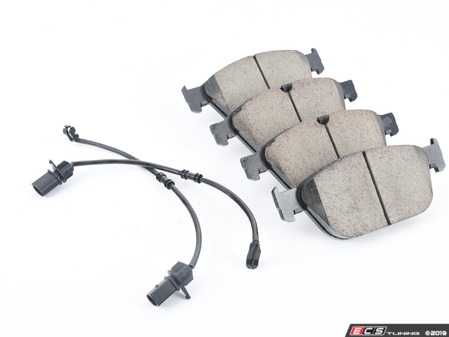 ES#3978989 - EUR1546 - Front Brake Pad Set  - For those looking for a low dust replacement brake pad - Akebono - Audi