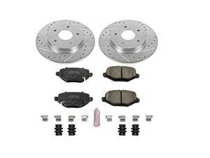 ES#3157660 - K6544 - Z23 Evolution Sport Performance Rear Brake Service Kit  - Proven performance with minimal dust - Power Stop - Volkswagen