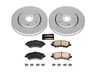 ES#3988873 - CRK3118 - Power Stop Z17 Evolution Coated Front Brake Kit (302mm) - An affordable, daily-driver stock replacement front axle kit featuring high-carbon smooth Geomet coated rotors and low-dust ceramic pads. - Power Stop - Volkswagen