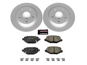 ES#3989161 - CRK6544 - Z17 Coated Brake Kit - Rear - A quality braking kit to restore braking performance - Power Stop - Volkswagen