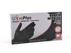 ES#3674424 - GPNB44100 - GlovePlus Black Nitrile Gloves - Box of 100 - Medium - Keeps hands free of dirt and oil, medium. - Ammex - Audi BMW Volkswagen Mercedes Benz MINI Porsche
