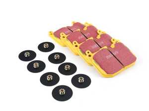 ES#3690630 - DP42271R - EBC Yellowstuff Brake Pad Set - EBC's premium sport street pad that offers high friction levels and heat fade resistance - EBC - BMW MINI
