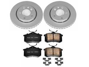 ES#3989358 - CRK920 - Z23 Coated Brake Kit - Rear  - Restore stopping power to your vehicle - Power Stop - Audi