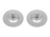 ES#4000732 - ebr822evcKT - Evolution Coated Front Brake Rotors - Pair (350x34) - Featuring a GEOMET rust preventative coating - Power Stop - Audi Volkswagen Porsche