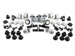 ES#3423829 - 5K6898623 - Rear Bumper Hardware Kit - All new hardware to replace rear bumper - Genuine Volkswagen Audi - Volkswagen