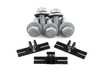 ES#3423829 - 5K6898623 - Rear Bumper Hardware Kit - All new hardware to replace rear bumper - Genuine Volkswagen Audi - Volkswagen