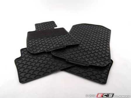 ES#2153852 - 51470427552 - Rubber Floor Mat Set - Anthracite Black - (NO LONGER AVAILABLE) - Front and rear all weather protection for your BMW - Genuine BMW - 