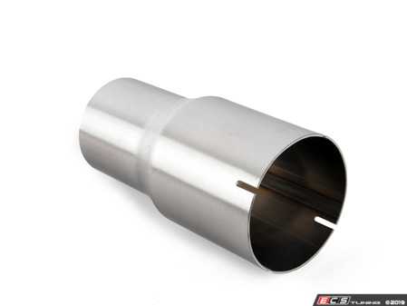 ES#3219400 - 008709ECS03A - Downpipe To Cat-Back Reducer - Priced Each - 3.0" ID (Slip Fit) X 65mm OD (Butt) connections - ECS - Audi BMW Volkswagen Mercedes Benz MINI Porsche