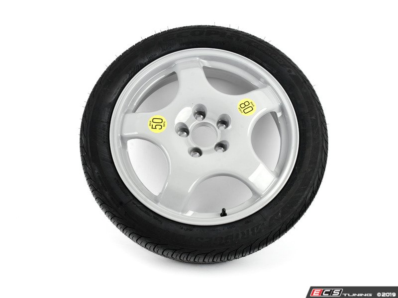 Assembled By ECS 36116775450kt 19" Emergency Spare Wheel/Tire Set