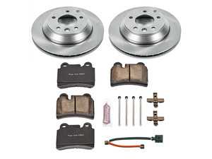 ES#3159237 - KOE4681 - Autospecialty OE Replacement Brake Kit - Rear (330x28) - Stock replacement brake kit with hardware, featuring OE replacement brake rotors and ceramic pads - Power Stop - Volkswagen