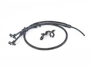 ES#3418775 - 059130218qKT - Fuel Hose - with bracket - Connects to high pressure fuel pump - Assembled By ECS - Volkswagen