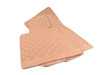 ES#120852 - 51470429233 - Rubber Floor Mats - Front, Beige - (NO LONGER AVAILABLE) - Keep your car's carpet looking new with these rubber floor mats - Genuine BMW - 