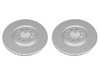 ES#3998862 - ebr646evcKT - Evolution Coated Front Brake Rotors - Pair (312x25) - Evolution Coated rotors are manufactured with our Tru-Cast&trade; technology, resulting in a precision cast and precision machined product. - Power Stop - Audi Volkswagen