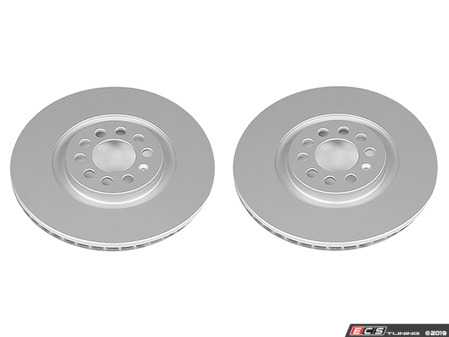 ES#3998862 - ebr646evcKT - Evolution Coated Front Brake Rotors - Pair (312x25) - Evolution Coated rotors are manufactured with our Tru-Cast&trade; technology, resulting in a precision cast and precision machined product. - Power Stop - Audi Volkswagen
