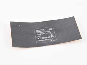 ES#184998 - 71221407706 - SUPER FUEL LABEL - Genuine BMW - BMW