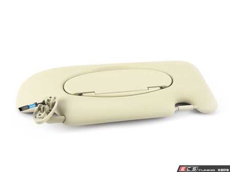 ES#2675433 - 51169812700 - Sun Visor Light Beige - Right  - Mounts near the headliner - Genuine MINI - MINI