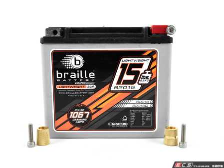 ES#3617608 - B2015 - Lightweight AGM Battery  - Perfect upgrade to get rid of a troublesome Lead-Acid battery and add both power and reliability at the same time! - Braille - BMW MINI