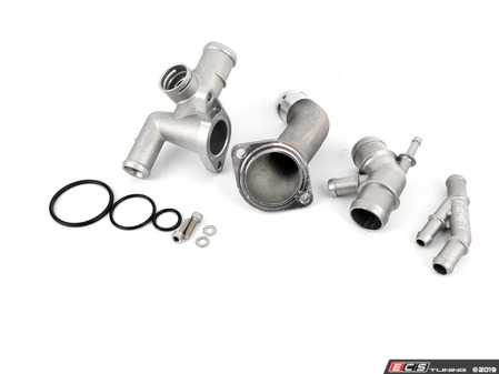 ES#3086229 - 006368ecs01a1KT -  Cast Aluminum Cooling System Upgrade Kit - Replace the failure prone components in your cooling system with cast aluminum - Assembled By ECS - Audi Volkswagen