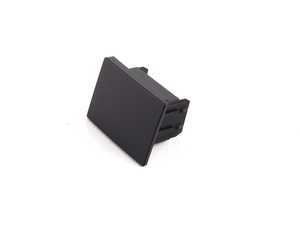 ES#420747 - 7L6963341J - Blank Switch Cover - Right - Covers the space where the right rear heated seat control would be if equipped - Genuine Volkswagen Audi - Volkswagen