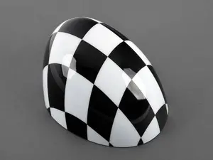 Mirror Cap Checkered - Right 