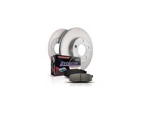ES#3990702 - KOE7980 - Autospecialty Brake Kit - Front Pair 11.57" (294x22) - Stock replacement front brake kit with pads - Power Stop - MINI