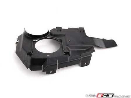 ES#129362 - 51718102299 - E34 Upper Headlight Trim Covering - Driver (Left) - Located behind the headlight on the E34 5-Series - Genuine BMW - BMW