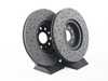 ES#3698553 - htc4898KT - Talon Front & Rear Cross Drilled & Slotted Brake Rotors - Upgrade to a slotted / cross-drilled rotor for improved braking - Hawk - Volkswagen