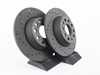 ES#3698553 - htc4898KT - Talon Front & Rear Cross Drilled & Slotted Brake Rotors - Upgrade to a slotted / cross-drilled rotor for improved braking - Hawk - Volkswagen
