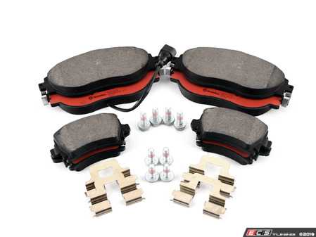 ES#3678170 - 8v0698151cbrmKT - Front & Rear Brake Pad Set  - Ceramic set for quiet and smooth, low-dust stopping - Brembo - Volkswagen