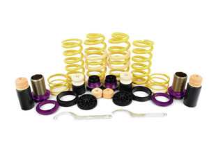 ES#3427370 - 253100BM - KW H.A.S. - Height Adjustable Spring Kit - Retains the use of your factory shocks while providing the ability to adjust ride height from 0.6" to 1.6" Front 1.0" to 1.8" Rear - KW Suspension - Audi