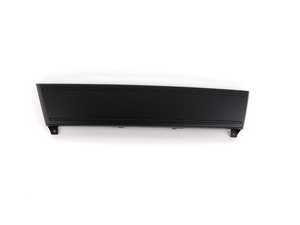 ES#1875339 - 8K08072873FZ - Front Plate Filler - Satin Black - Eliminate your plate bracket for a smooth look - Genuine Volkswagen Audi - Audi