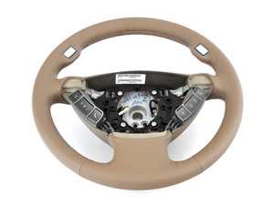 ES#254705 - 32346783496 - Airbag Sport Steering Wheel W/ Leather Multifunction - Beige - (NO LONGER AVAILABLE) - Genuine BMW - 