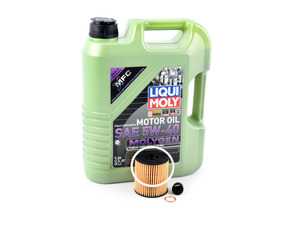 ES#4000930 - 114276224468KT1 - Molygen Oil Service Kit - Includes Hengst oil filter and Liqui Moly 5w-40 oil with Molygen technology - Assembled By ECS - MINI