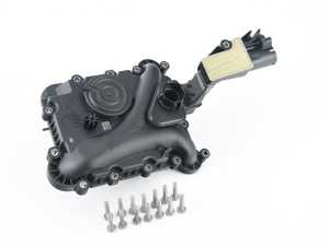 ES#3648509 - 06e103547acKT - Basic Pressure Control Valve (PCV) Kit - This valve sits in the engine valley, beneath the supercharger compressor. - Genuine Volkswagen Audi - Audi