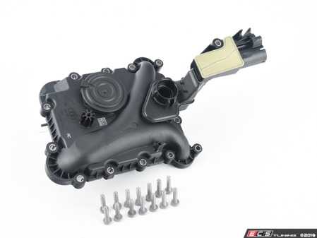 ES#3648509 - 06e103547acKT - Basic Pressure Control Valve (PCV) Kit - This valve sits in the engine valley, beneath the supercharger compressor. - Genuine Volkswagen Audi - Audi