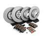 ES#2597460 - 1K0615301AAKT7 - Front & Rear Premuim Brake Service Kit - Featuring Zimmerman rotors and ECS DD23 ceramic pads. - Assembled By ECS - Audi