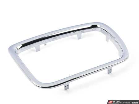 ES#78421 - 51138148725 - Chrome Grille Surround - Left - Snaps in around the front grille - Genuine BMW - BMW