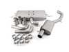 ES#2827601 - SSXAU486 - Cat-Back Exhaust System - Resonated - 3" stainless steel with dual GT100 Titanium tips - Milltek Sport - Audi