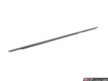 ES#95097 - 51348194772 - E46 Matte Shadowline Trim - Right - Located on the outside of the rear door running perpendicular to the "B" pillar - Genuine BMW - BMW