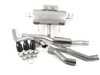 ES#3981232 - SSXHO248 - Cat-Back Exhaust System - Resonated  - 3" Stainless Cat-Back System - Part Resonated Road+ with 3 x Cerakote Black GT-100 Trims - Milltek Sport - Volkswagen