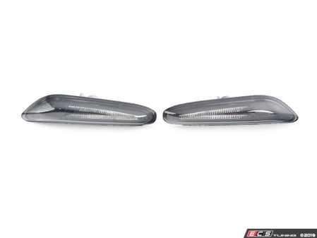 ES#2808198 - 4441413PXA2S - Smoked Amber LED Side Markers - Pair 444-1413PXA-2S - Smoked sidemarker pair with amber LEDs - Depo - BMW