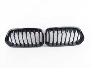 ES#3647170 - 51712455247KT - M Performance Gloss Black Kidney Grille - Set - (NO LONGER AVAILABLE) - Give your BMW a high-performance look - Genuine BMW M Performance - 