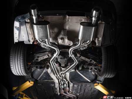 ES#4004766 - 003378tmsktKT1 - Turner Motorsport Valved Axle Back Exhaust - Valved Axle back exhaust to keep your factory secondary cats! For E90 & E92 N54 cars. - Turner Motorsport - BMW