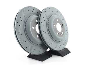 ES#4004505 - 2224231400KT - Rear Brake Rotors - Pair - Restore your vehicles stopping power. - Genuine Mercedes Benz - Mercedes Benz