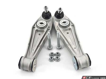 ES#3690664 - 99734105304KT2 - 997 / 987 Front Lower Control Arm Kit - Featuring Meyle Front Lower Control Arms and Genuine Porsche Hardware - Assembled By ECS - Porsche