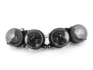 ES#2710776 - HLB3e30Echsmk - E30 Euro Smiley Smoked Crosshair Projector Headlight Set - (NO LONGER AVAILABLE) - Add a little euro style to you lights - Depo - 