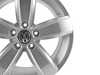 ES#3030816 - 3G0071497B8Z8 - 17" Corvara Winter Wheel - Priced Each - A striking 5-spoke design that complements your vehicle. Brilliant Silver. - Genuine Volkswagen Audi - Volkswagen